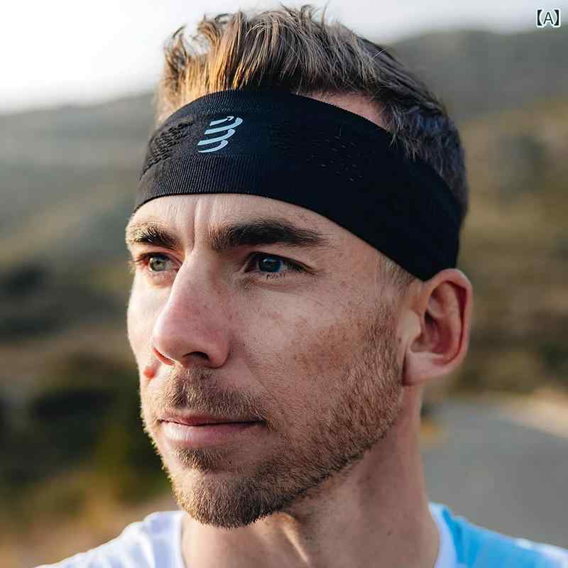 COMPRESSPORT 新型 ヘッドバンド 汗 吸収 ランニング スポーツ スイッチ 通気性 アクセサリー 2025 男..
