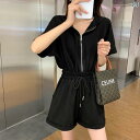 年 夏 ジャンプ レディースカジュアル ハイウエスト スモール ワイドレッグ ショートパンツ スーツ.可愛いカラフルカラー.オシャレ