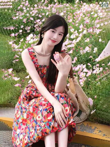 女性 カラフル 花柄 ロング サスペンダー スカート 夏 フレンチ フラワー バッド ドレス スリム ウエストと スリムフィット 女性 カラフル 花柄 ロング サスペンダー スカート 夏 フレンチ フラワー バッド ドレス スリム ウエストと スリムフィット