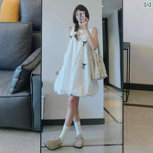 小さめ 白 つぼみの ドレスの 女性 夏 短い スカート 2025の ノースリーブ ベスト チュチュ.可愛い.オシャレ 小さめ 白 つぼみの ドレスの 女性 夏 短い スカート 2025の ノースリーブ ベスト チュチュ.可愛い.オシャレ