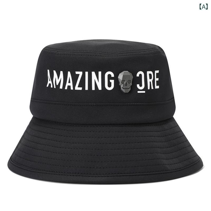 ゴルフ キャップ フィッシャーマン ハット サンハット つば広 帽子 アウトドア スポーツ 日焼け対策 男..