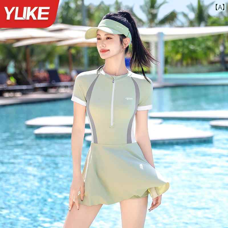 水着 レディース 2025 ワンピース ホット スタイル やや 太めの 女子 肉 感 温泉 大きいサイズ.カラフルカラーオシャレ