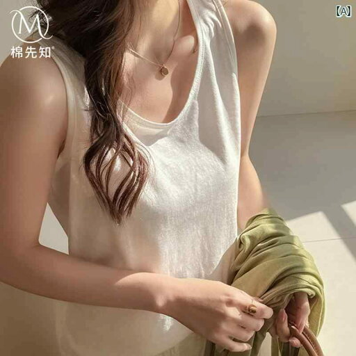 コットンリネン ノースリーブ 女性用 夏 インナーウェア ゆったり 涼しい クール 快適 トップス タンクトップ 無地 シンプル カラー コットンリネン ノースリーブ 女性用 夏 インナーウェア ゆったり 涼しい クール 快適 トップス タンクトップ 無地 シンプル カラー