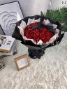 バラの ギフト ブーケ ピンク 赤 ソープ フラワー 不滅の 花 シミュレーション カスミソウ 彼女 バレンタイン デー.カラフルカラーオシャレ