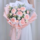卒業 式 手作り ブーケ 誕生日 プレゼント シミュレーションの 永遠の 花 ニット ウール バラ チューリップ 女性 親友のお 母さん