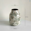 花の レトロ 陶器の 花瓶の 装飾 品 リビング ルーム 水 耕 栽培 フラワーアレンジメント おしゃれ 豪華 田園 風の チャイナ