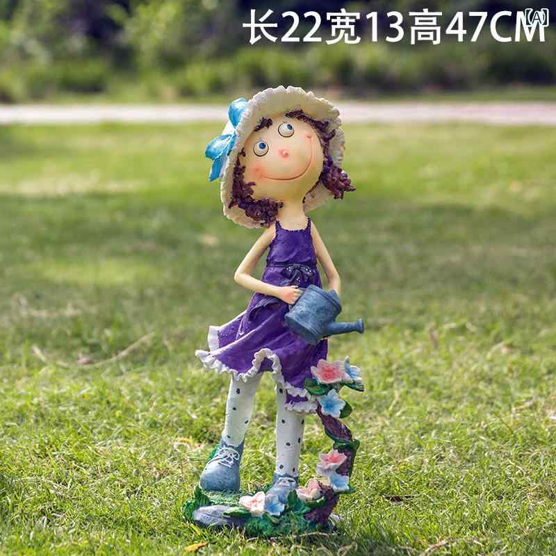 庭の 装飾 中庭 別荘 ガーデニングの おしゃれ 屋外 キャラクターの 彫刻の.オシャレかわいいシンプル2025年