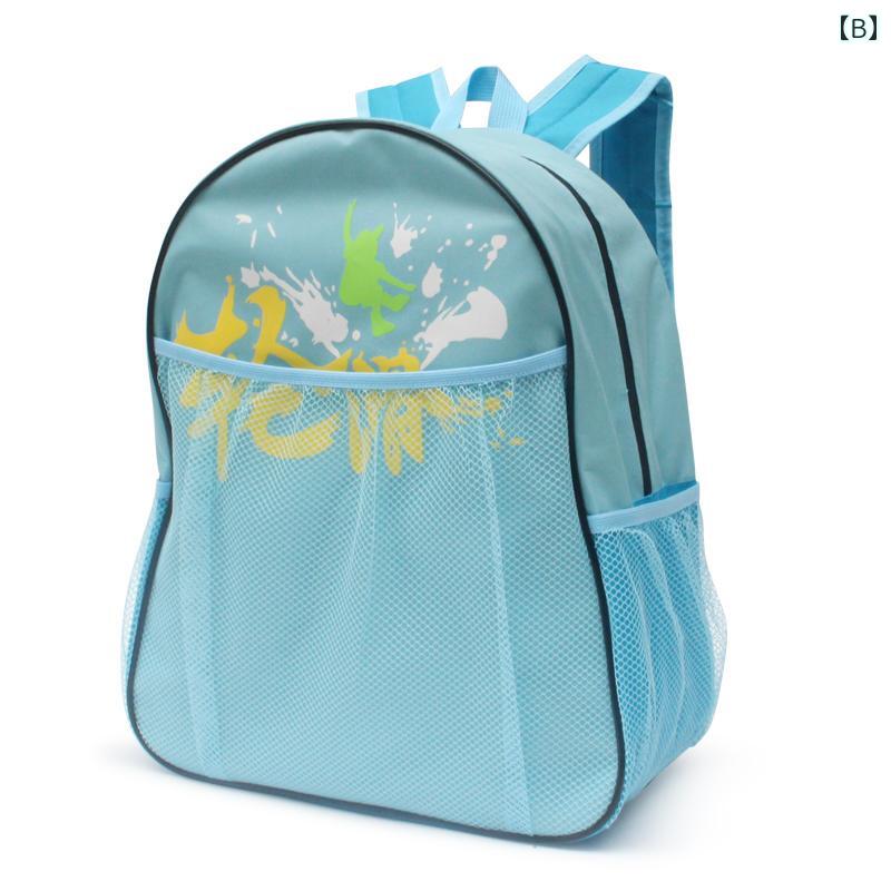 子供用 ダブル ショルダー ローラー スケート バッグ 3層 レディース 用品 収納 厚...