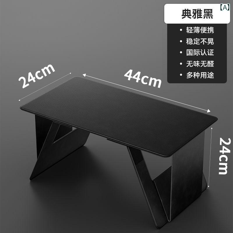 車用 小型 テーブル ダイニング 折りたたみ ノート パソコン スタンド フロントと リア ユニバーサル 副操縦士用 カー用品 ブラック材質: 木材