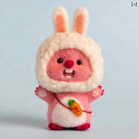 ループ 状の ウール フェルトで DIY 素材 詰め込んだ 小さめ ビーバーの ルビー 人形 ペンダント カップル ギフト.シンプルスタイル