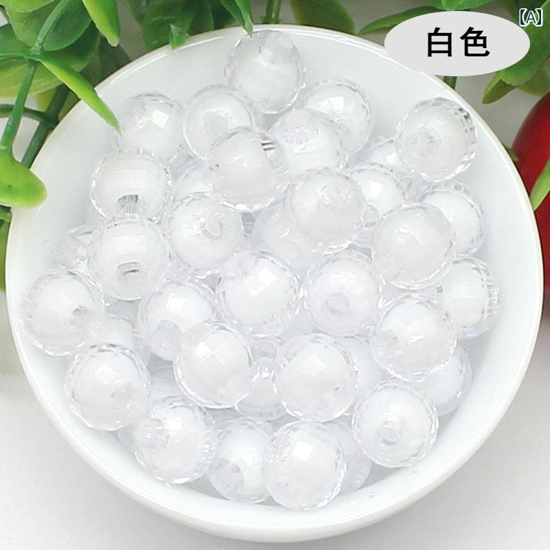 10 mmの アース ビーズ DIY 手編み アクリル ルース アップル 素材 パッケージ.カラフルカラー.オシャレ