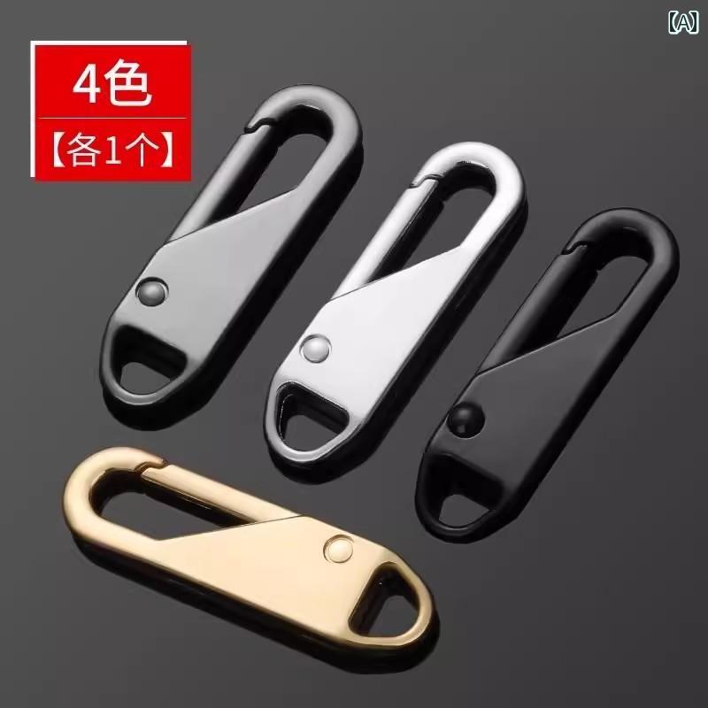 衣服の 交換用 ユニバーサル ジッパー プーラー 取り外し可能 荷物の 金属 アクセサリー.カラフルカラ..