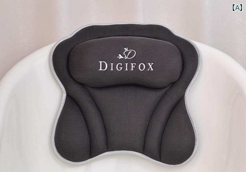 バスタブ 枕 バス 滑り止め マット 汚れにくい ホテル 浴槽 浴室 お風呂 ピロー まくら 保護 ゴールド棚 ラック ブラックグレー