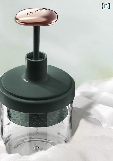 クレンジングミルク 自動 泡立て器 洗顔 シャンプー ボトル フォームメーカー おしゃれ フェイスウォッシュ 便利 シンプル ベーシック