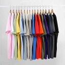 Tシャツ メンズ 男性用 無地 半袖 コットン カスタム プリント ホワイト ピンク レッド パープル ブラック ネイビー グレー グリーン ブルー XS S M L XL XXL XXXL XXXXL 5XL 6XL 吸湿速乾 高色牢度