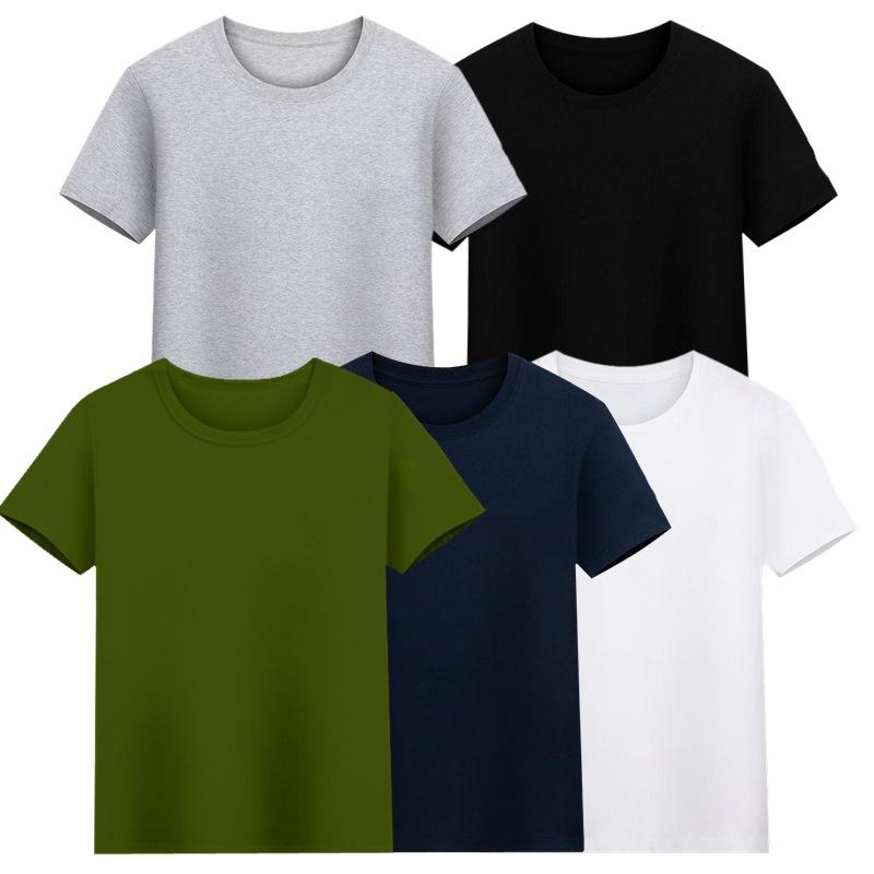 Tシャツ メンズ 男性用 半袖Tシャツ 無地 普段使い ルームウェア 部屋着 ポリエステル 宽松 薄手 ホワイト グレー ブラック ブルー グリーン レッド