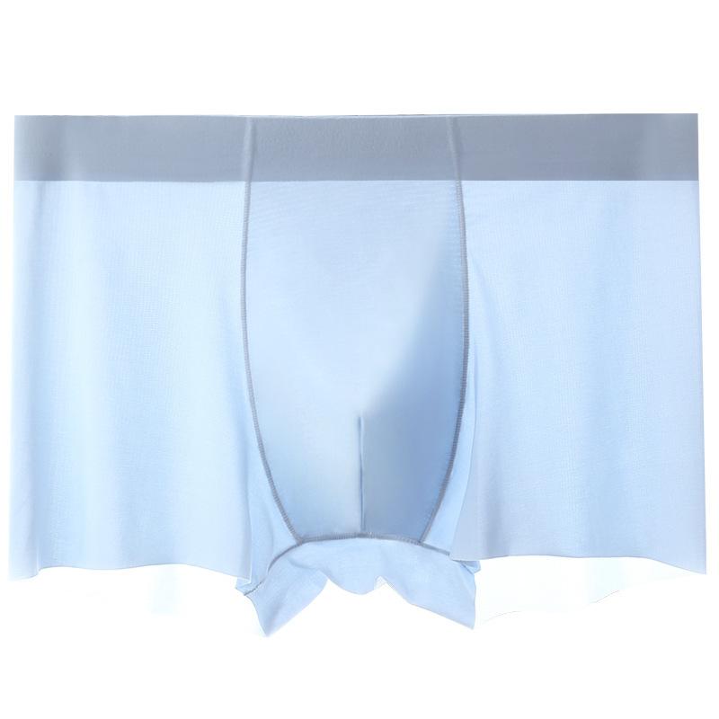 メンズ 下着 トランクス L-4XL 男性用 接触冷感 薄手 シームレス パンツ 通気性(x3)