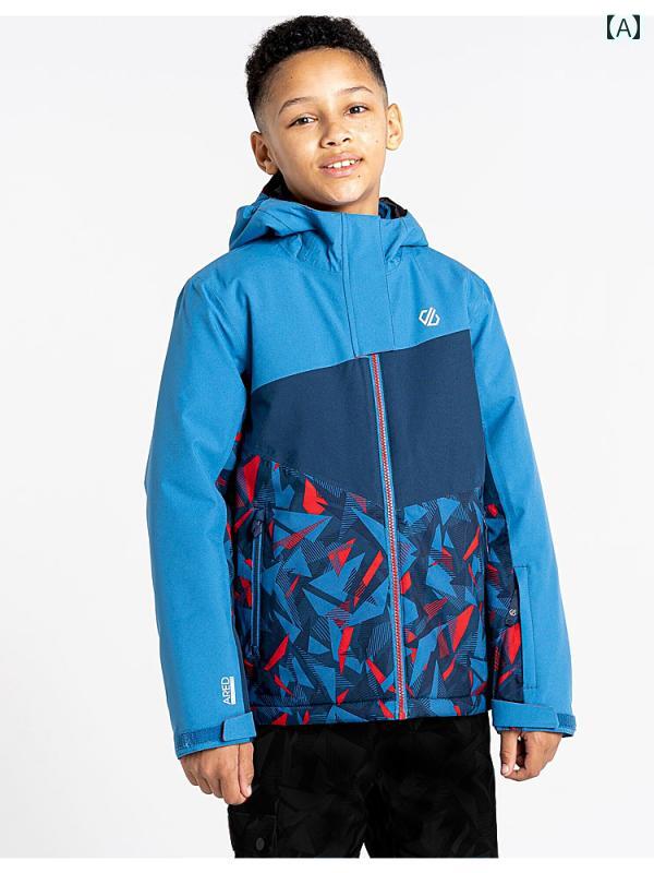 英国製 DARE 子供用 スキー スーツ キルティング 加工 厚手 アウトドア シングル ダブル ボード 海外 ..