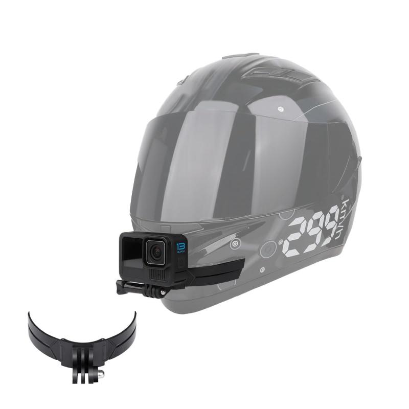 Lupholue アップグレードされたオートバイヘルメットあごマウントキット 粘…