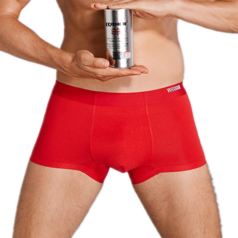 パンツ 男性用 磁気 磁石 モダール ブリーフ ボクサーパンツ 通気性 赤 黒 グレー