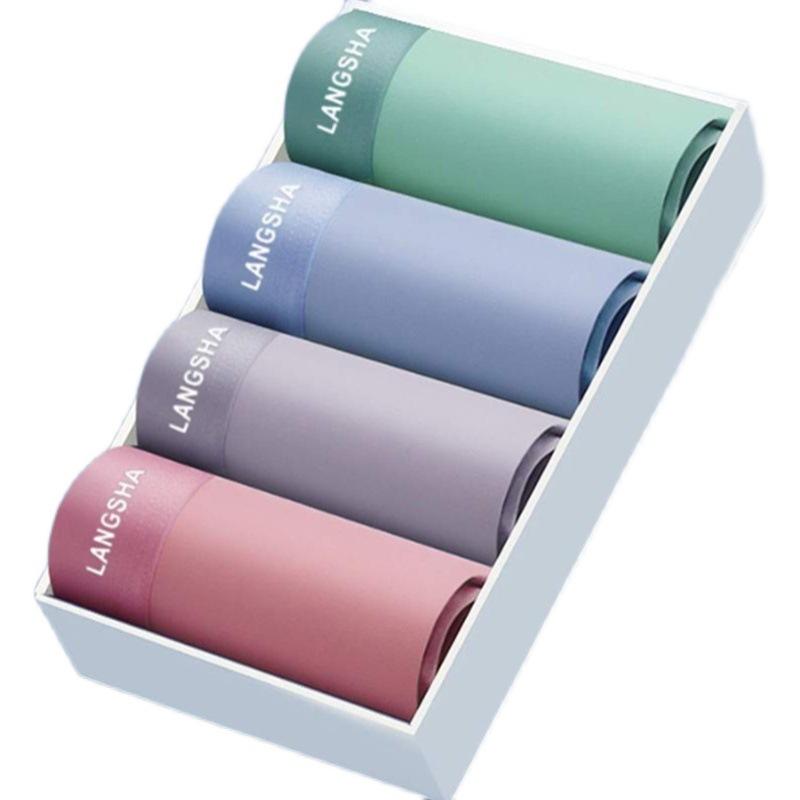 パンツ メンズ 男性用 接触冷感 ボクサーパンツ ポリエステル 通気性 無地 スポーツ インナー 中腰 春夏