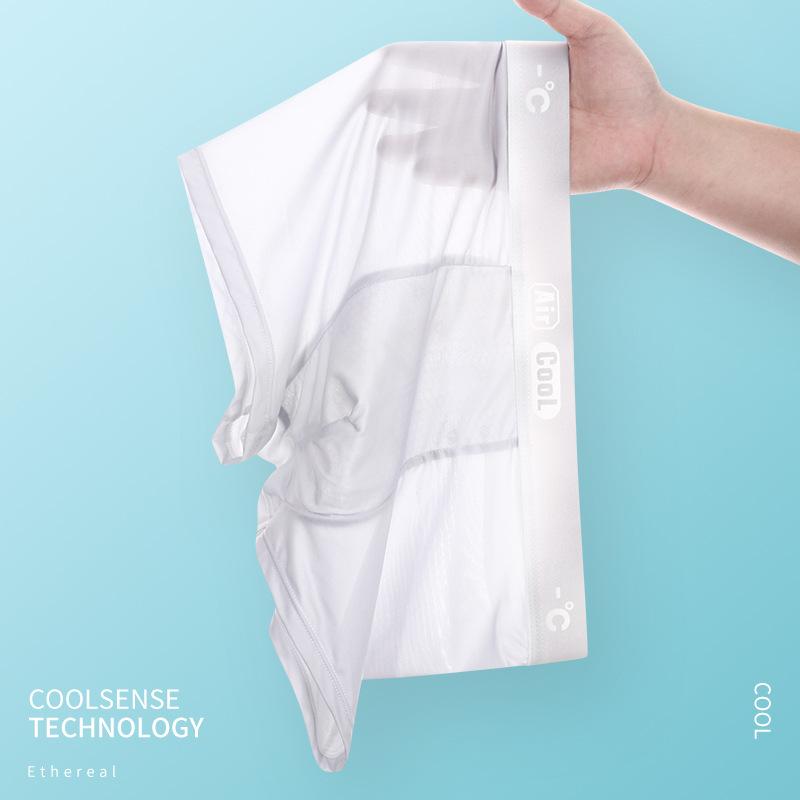 メンズ 下着 トランクス ポリエステル 接触冷感 通気性 無地 大きいサイズ 男性用 黒 ブラック グレー ..