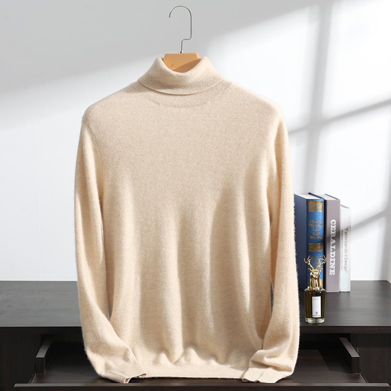 ニット・セーター メンズ タートルネック 長袖 無地 プルオーバー 秋冬用 トップス インナーウェア 普..