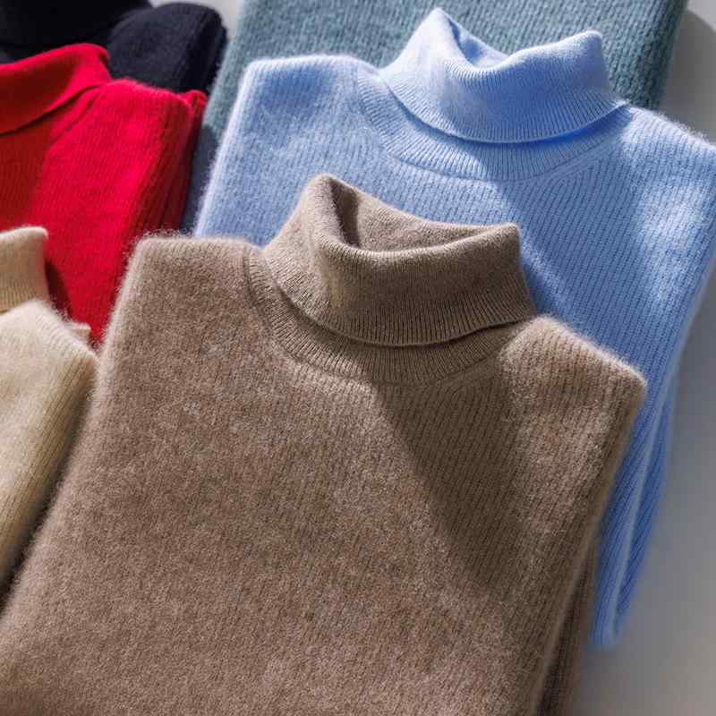 ニット メンズ 男性用 ウール セーター タートルネック プルオーバー 暖か ゆったり 大きいサイズ カジ..