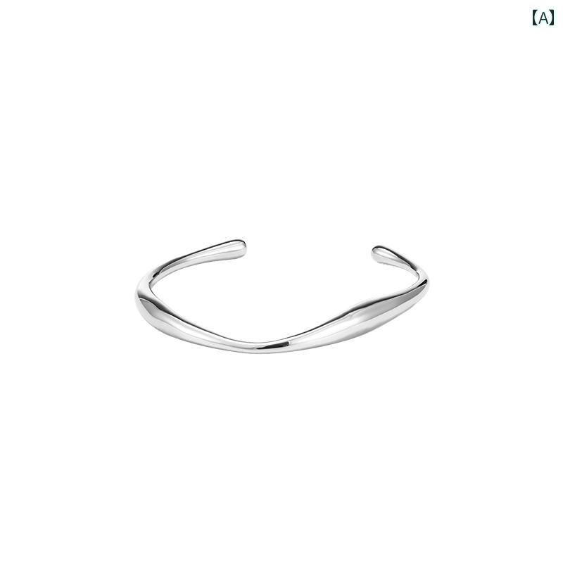 不規則 オープン ブレスレット ヒップホップ 流行の. メンズ レディース.オシャレ.シンプルスタイル男女兼用