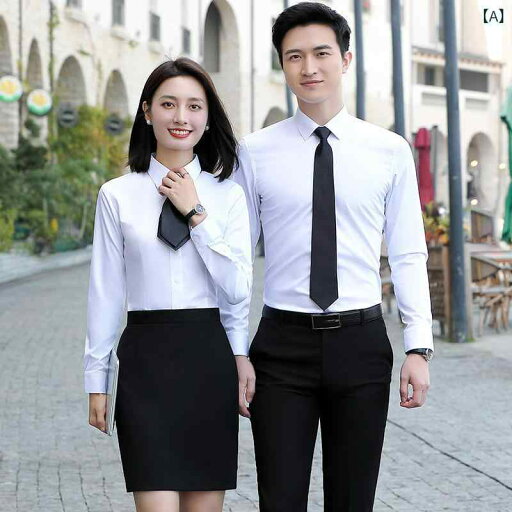 シャツ メンズ 男性用 半袖 竹繊維 ビジネス トップス ブラウス レディース 開襟 事務服 作業着 ワイシャツ 修身 防シワ 無地 春夏