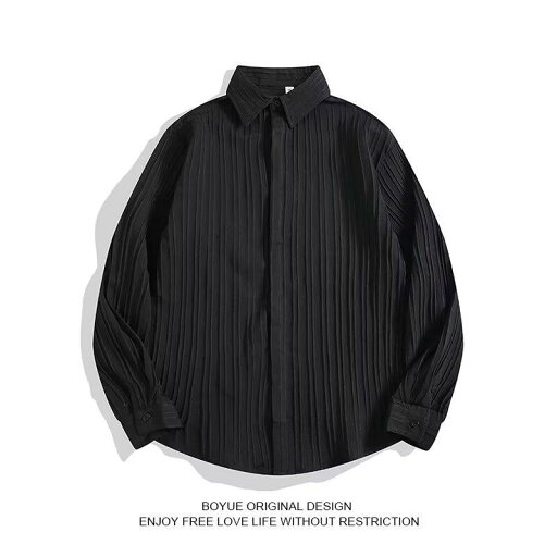 シャツ メンズ 男性用 トップス 格子柄 ポリエステル混紡 立襟 半袖 配色 ホワイト ブラック系 普段使い カジュアル 韓国(x2)