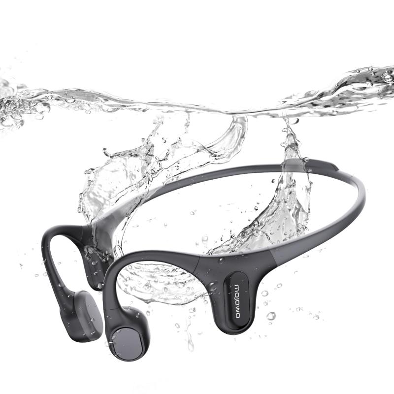 Mojawa RunPlus 骨伝導ワイヤレスイヤホン IP68防水 Bluetooth/MP3 32GB