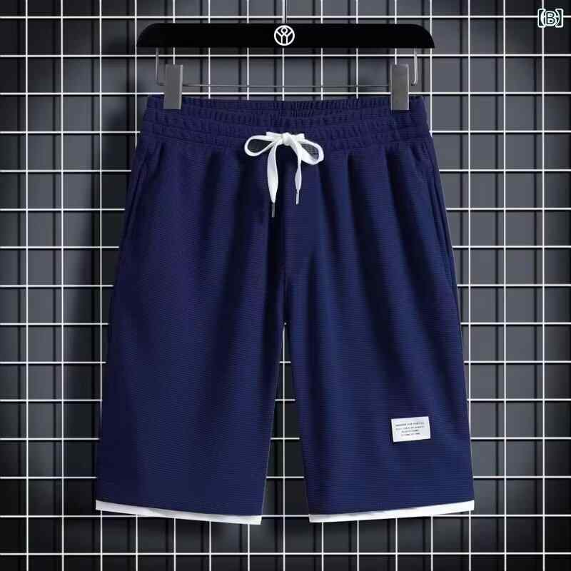 ハーフパンツ メンズ 男性用 ショートパンツ ワッフル 接触冷感 薄手 通気性 涼しい バスケットボール スポーツ 普段使い 部屋着 ホワイト ネイビー ブラック オレンジ カーキ ブルー ライトグレー ダークグレー