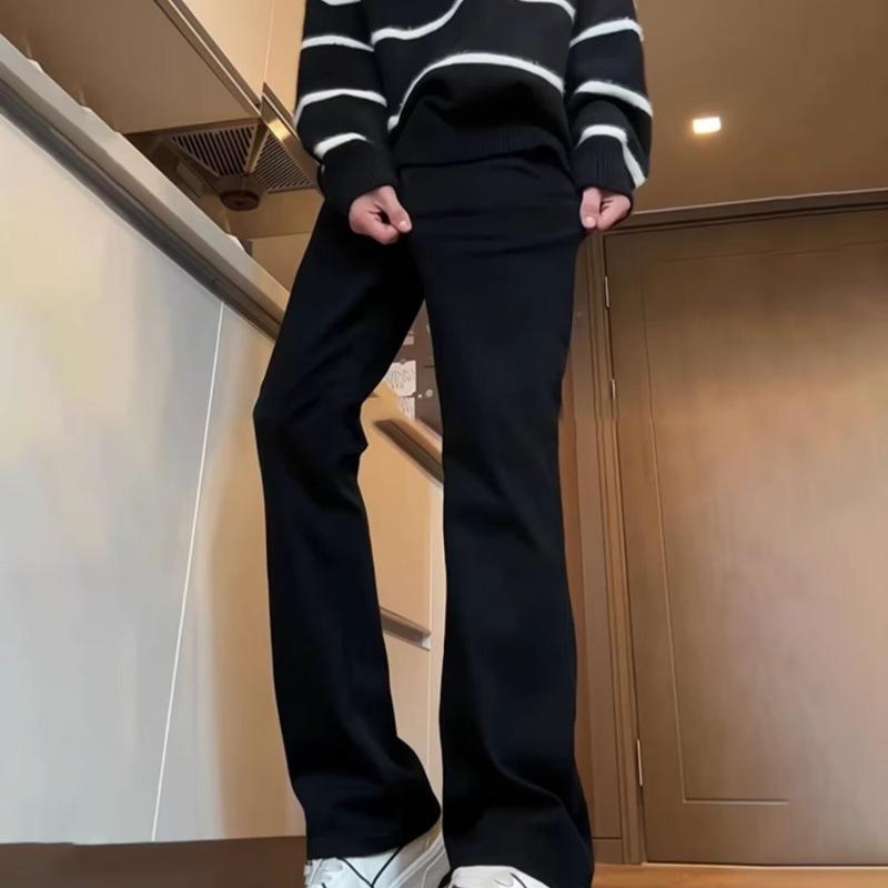 デニム メンズ ストレートパンツ ウォッシュ加工 ジーパン カジュアル スプリング 夏 オータム ロングパンツ ブラック