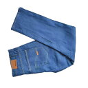 ジーンズ 男性用 デニムパンツ ストレート 高腰 多ポケット 水洗い加工 コットン 普段使い ワークパンツ 作業着 アメカジ カジュアル ブラック ブルー系(x...