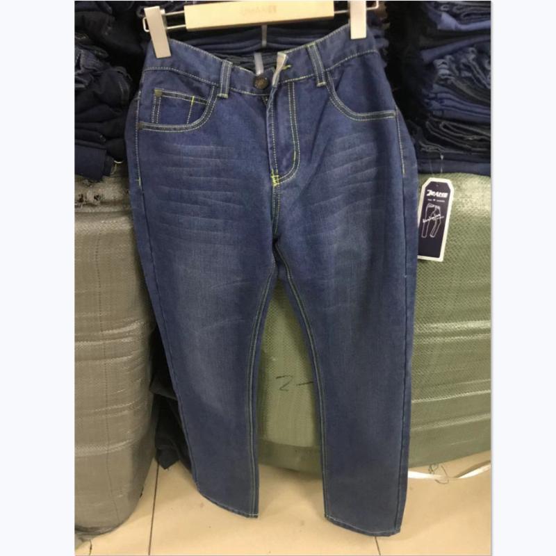 デニム メンズ ストレートジーンズ 男性用 高腰 ジーパン ウォッシュ加工 普段使い 若者 夏 ブルー(x199)