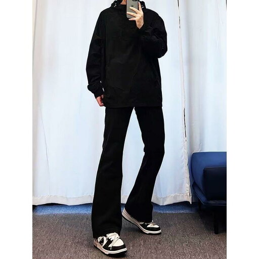 ジーンズ メンズ デニムパンツ ストレート 薄手 春夏 カジュアル ゆったり 黒 ブラック ジーンズ メンズ デニムパンツ ストレート 薄手 春夏 カジュアル ゆったり 黒 ブラック
