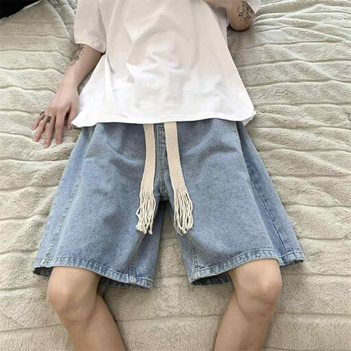 デニム メンズ デニムパンツ ショートパンツ ハーフパンツ ワイドパンツ ウォッシュ加工 ゆったりサイズ カジュアル ストリート 5分丈 7分丈 春夏 オールシーズン デニム メンズ デニムパンツ ショートパンツ ハーフパンツ ワイドパンツ ウォッシュ加工 ゆったりサイズ カジュアル ストリート 5分丈 7分丈 春夏 オールシーズン