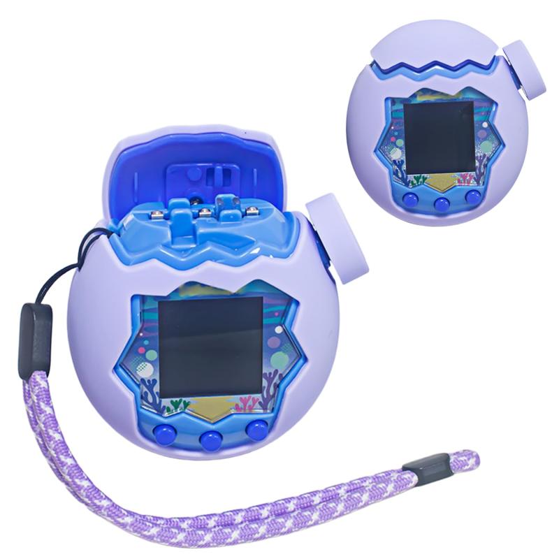Tamagotchi Paradise（たまごっちパラダイス）用 ケース カバー 分離式 柔らかい シリコン製 保護ケース かわいい 子供向き 指紋防止 防水 保護 耐衝撃 ギス防止 耐久性 ハンドストラップ付き(パ【高品質素材】表面に塗装工芸を施してやさしい触感を持ち、指紋・ホコリなどつきにくく汚れが目立たないです。【シリコン素材・安全・エコ・取り付け簡単】このTamagotchi Paradise（たまごっちパラダイス）保護ケースはエコのシリコン素材で作られたもので、耐久性があり、無毒無害・手触りが柔らかくて子供に優しいです。このTamagotchi Paradise用保護ケースの取り外しが自由で取り付けが簡単、ソフトなシリコン素材でTamagotchi Paradiseを傷けません。【カラビナ付き】Tamagotchi Paradise（たまごっちパラダイス）ケースにカラビナが付いて、ベルトループやカバンに付けることが。ワイヤレスイヤホンを落とす不安や紛失の悩みを解消できます。【保護機能・ギス防止】このTamagotchi Paradise（たまごっちパラダイス）用カバーはTamagotchi Paradise（たまごっちパラダイス）に全面的な保護を提供します。万一落ちてしまった時にTamagotchi Paradiseの保護によく効きます。そのほか、全面的な保護で子供のおもちゃとしてのTamagotchi Paradise（たまごっちパラダイス）のキス防止の方にも役割を果たします。【ユニークで可愛】迫力満点かつ可愛ら造型が特徴です。お子様はもちろん、大人の方も思わず集めたくなるような、遊び心のあるデザインで、お手持ちのタマゴッチを一層魅力的にします。
