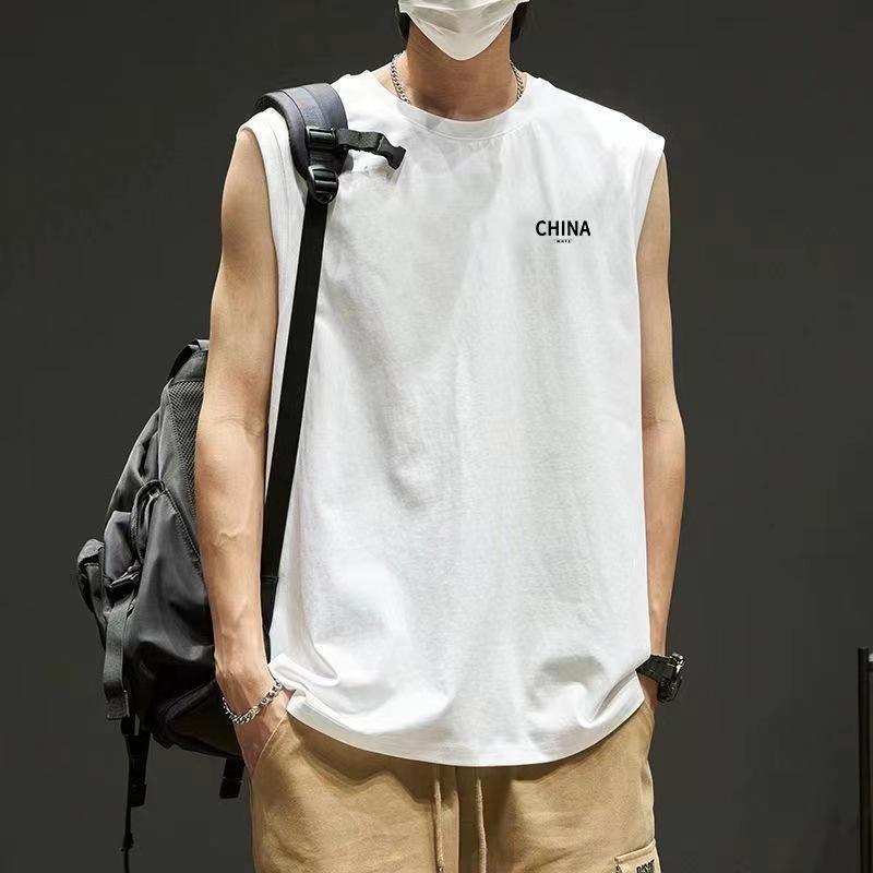 タンクトップ メンズ トレーニングウェア ポリエステル スポーツウェア ノースリーブ Tシャツ 速乾 薄..