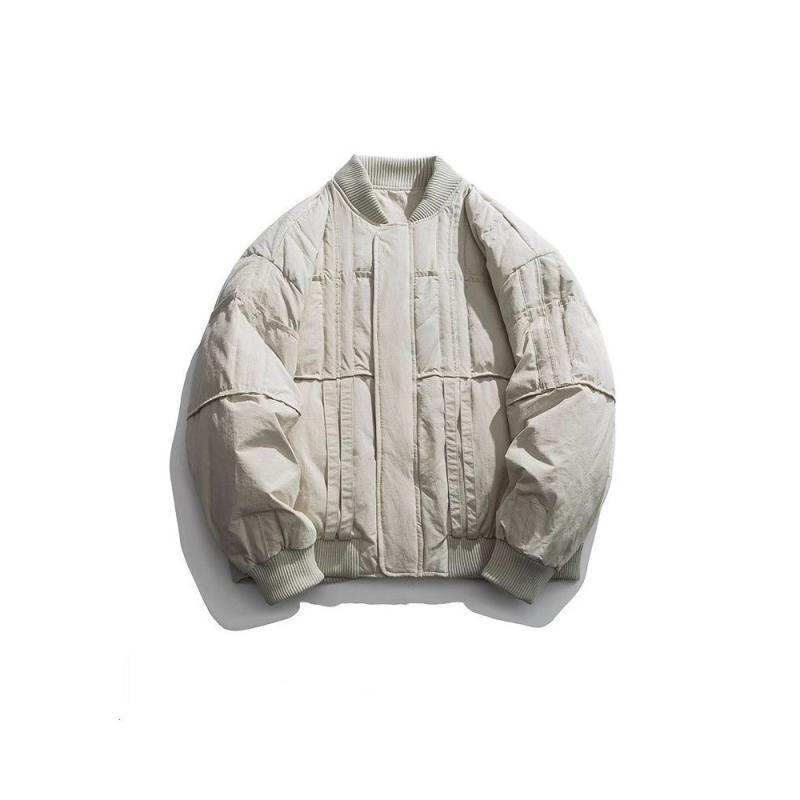 Military - ジャケット メンズ コットンジャケット 秋冬 立襟 野球服風 ジャンパー ブルゾン ゆったり 厚手 防寒 ミリタリー アウター カジュアル スポーティー