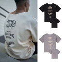 Tシャツ 男性用 薄手 パイル地 トレーニング アウトドア レジャー 半袖 トップス 大きいサイズ 古着風 ブラック グレー系 オフホワイト コーヒー色