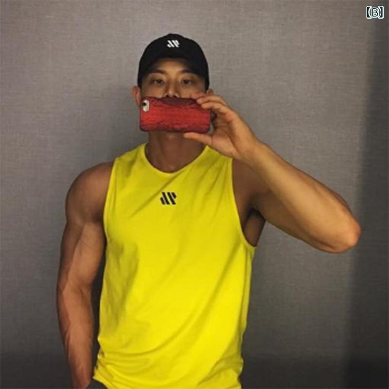 タンクトップ メンズ 男性用 筋トレ ジム メッシュ カジュアル ノースリーブ シャ...