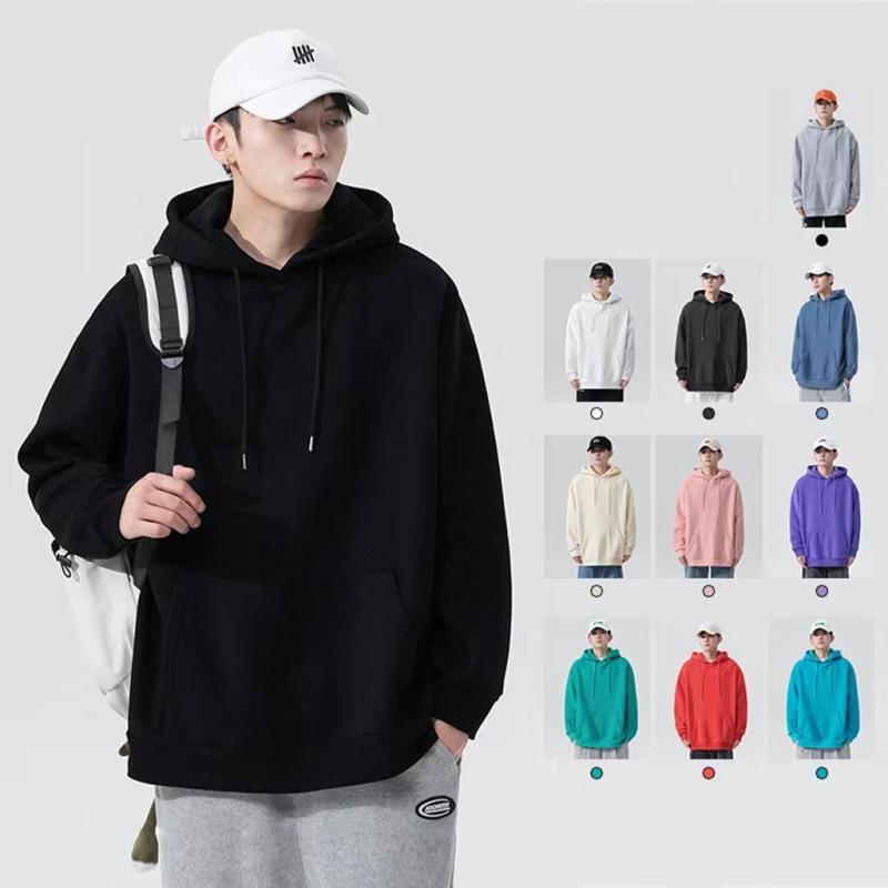 パーカー メンズ 秋冬 裏起毛 厚手 スウェット プルオーバー フード付き 無地 ゆったり トップス 韓国 カジュアル ストリート 部屋着 黒 白 グレー 紺色 M L XL 2XL 3XL 4XL 5XL・カテゴリ: 卫衣/绒衫・スタイル: 韩版・タイプ: プルオーバー・ネックライン: ラウンドネック・袖丈: 長袖・フード: 有り・厚さ: 厚手・メイン素材: ポリエステル95%・生地: 化学繊維混紡・柄: 無地・ディテール: プリント・フィット: ゆったり・ポケット: 立体パッチポケット・カラー: ブラック.ホワイト.ライトグレー.ダークグレー.ブルー・サイズ: M.L.XL.XXL.XXXL.XXXXL.XXXXXL・対象: ティーン.成人・性別: 男・重さ: 約180〜250g・袖のタイプ: 袖口絞り