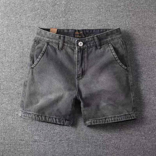 デニム ショートパンツ メンズ 水洗い ストレート 薄手 デニムパンツ 短パン カジュアル ブラック ブルー デニム ショートパンツ メンズ 水洗い ストレート 薄手 デニムパンツ 短パン カジュアル ブラック ブルー