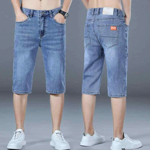 ジーンズ メンズ デニムパンツ 7分丈 ハーフパンツ 5分丈 ショートパンツ ジーパン ゆったり ストレート ストレッチ 薄手 カジュアル ミドル丈パンツ 春夏 ブルー ブラック ジーンズ メンズ デニムパンツ 7分丈 ハーフパンツ 5分丈 ショートパンツ ジーパン ゆったり ストレート ストレッチ 薄手 カジュアル ミドル丈パンツ 春夏 ブルー ブラック