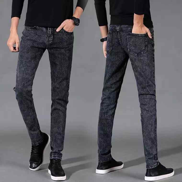 デニム メンズ デニムパンツ ジーンズ ジーパン スキニー スリム ストレッチ 黒 ブラック ブルー 普段使い