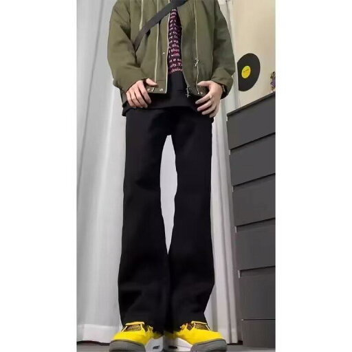 デニム メンズ ストレート ジーンズ ウォッシュ加工 デニムパンツ Gパン ジーパン 中厚手 ブラック 黒 デニム メンズ ストレート ジーンズ ウォッシュ加工 デニムパンツ Gパン ジーパン 中厚手 ブラック 黒