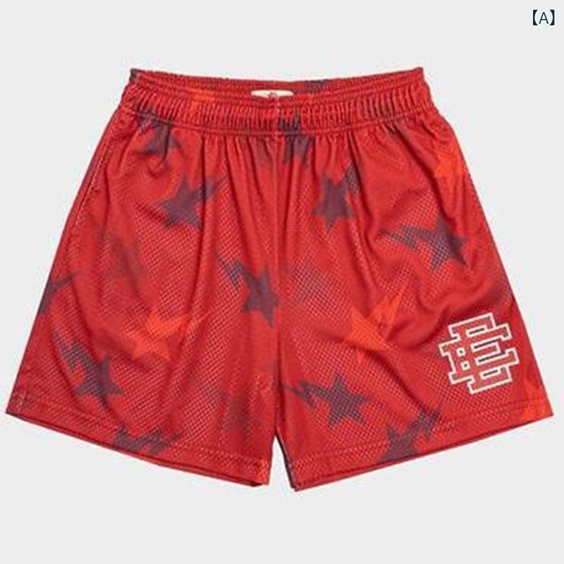 ハーフパンツ メンズ 男性用 膝上丈 スポーツ トレーニング ジムウェア 速乾性 ポ...