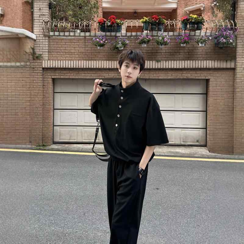 セットアップ メンズ 男性用 Tシャツ ハーフパンツ ポリエステル 接触冷感 伸縮性 スポーツ 運動着 部屋着 ルームウェア 春夏 グレー系